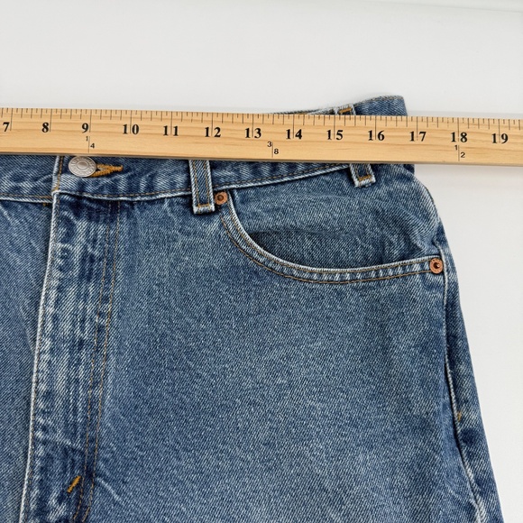 Levis 517 Jeans Men 36x31 Blue Bootcut Denim Medium Wash Mid Rise Cowboy Ranch - Picture 13 of 16